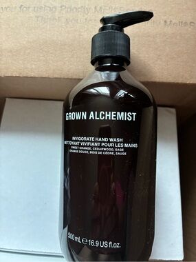 Grown Alchemist Pump Bottle Hand Wash orange,cedar wood and sage scent 500ml